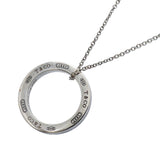 【6jhb0682】ティファニー ネックレス 1837/サークル シルバー925【中古】レディース