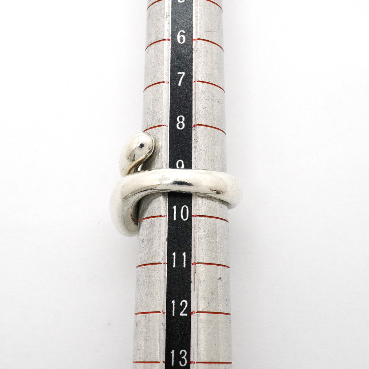 【6jhb0684】ティファニー リング ティアドロップ エロンゲイテッド シルバー925 9.5号【中古】レディース