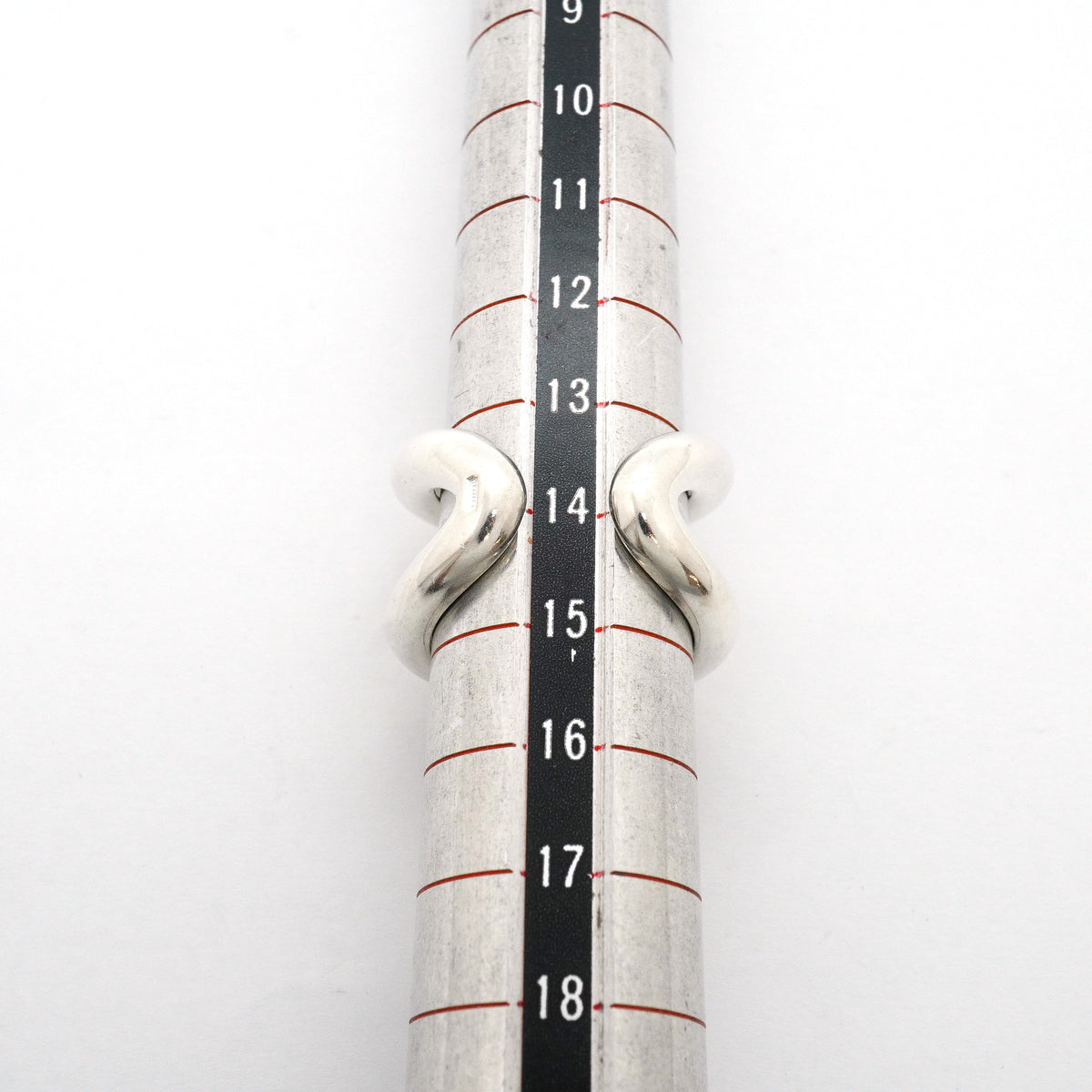 【6jhb0686】エルメス リング オスモズGM シルバー925 ＃54【中古】レディース