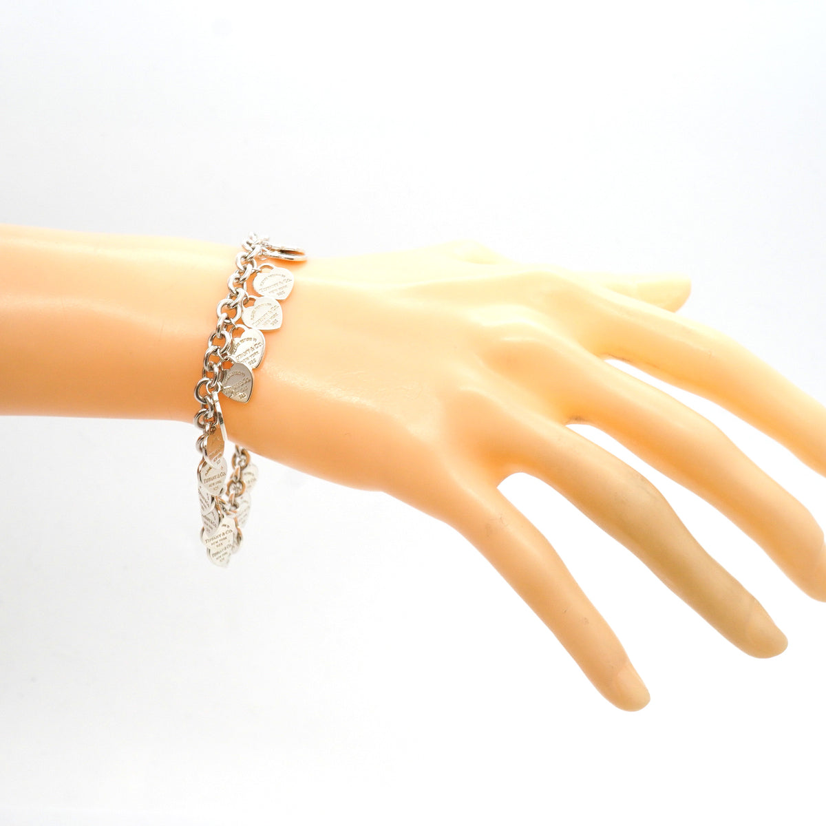 【6jhb0696】ティファニー ブレスレット リターントゥ/マルチ/ハートタグ シルバー925【中古】レディース