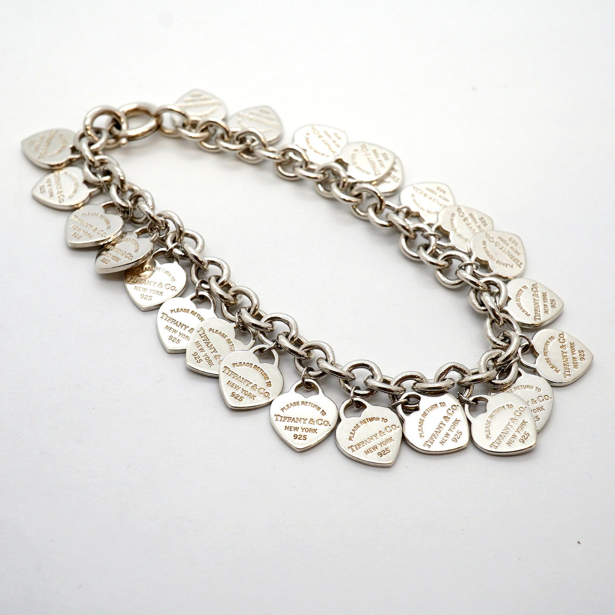 【6jhb0696】ティファニー ブレスレット リターントゥ/マルチ/ハートタグ シルバー925【中古】レディース