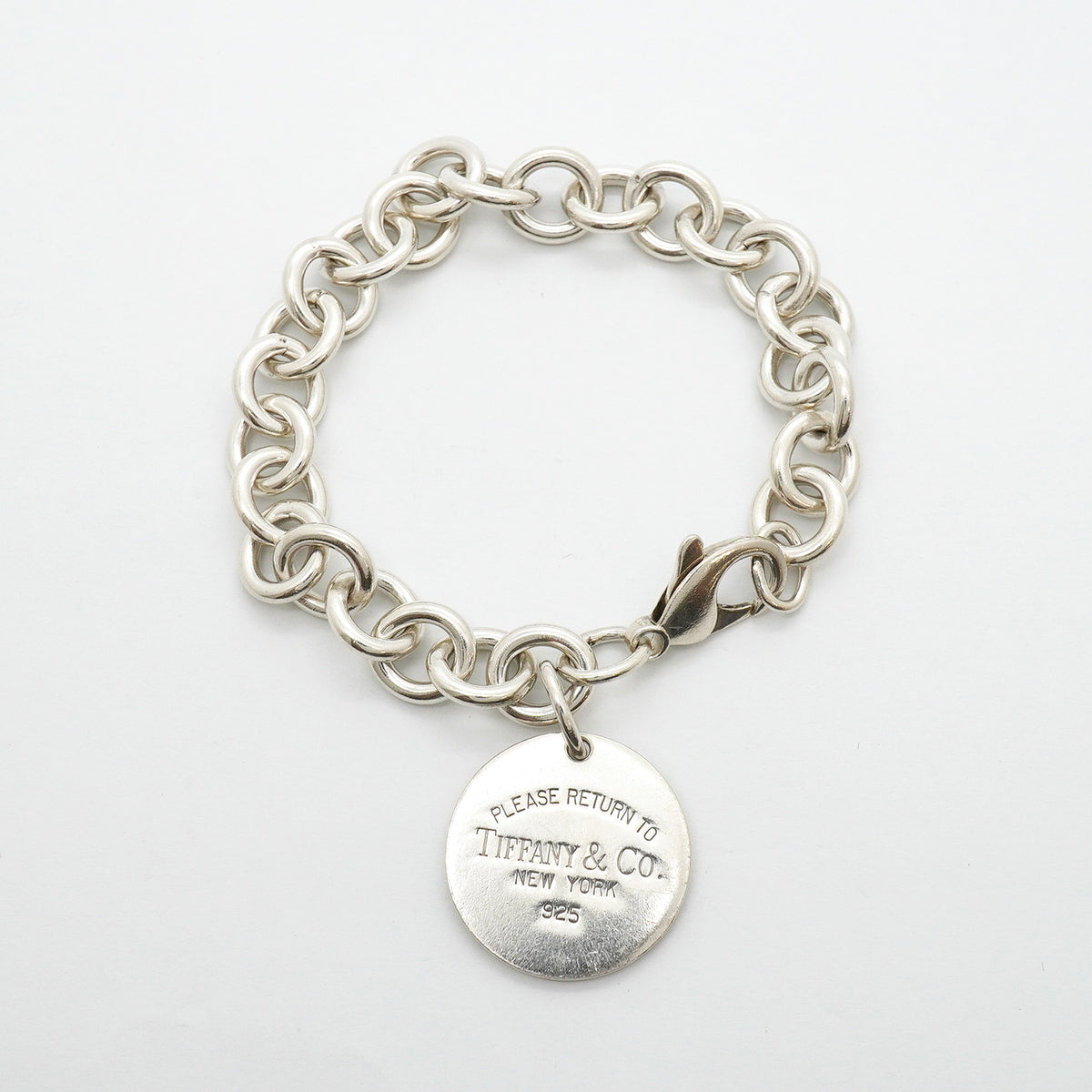 【6jhb0699】ティファニー ブレスレット リターントゥ 丸型 サークル シルバー925【中古】レディース