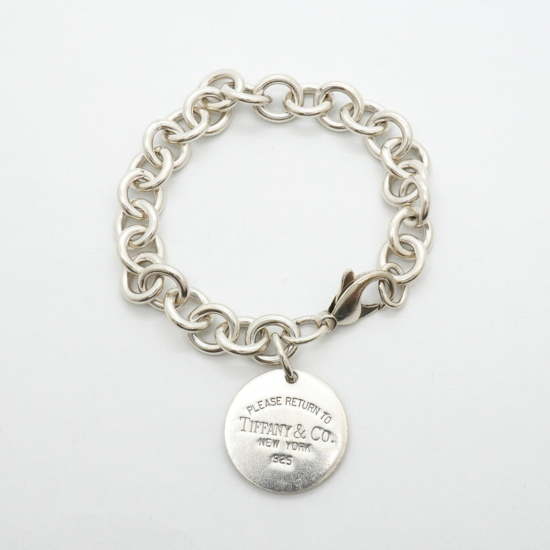 【6jhb0699】ティファニー ブレスレット リターントゥ 丸型 サークル シルバー925【中古】レディース