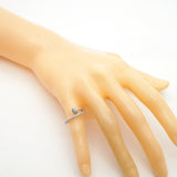 【6jhb0702】カルティエ リング ジュストアンクル SM セミパヴェ K18WG ホワイトゴールド ダイヤモンド ＃50【中古】レディース