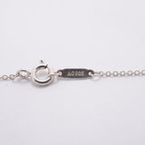 【6jhb0708】ティファニー ネックレス ダブルリターントゥハート シルバー925 ブルー【中古】レディース