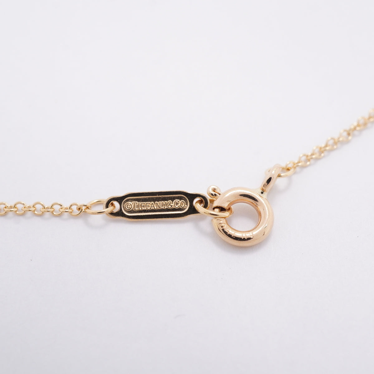 【6jhb0710】ティファニー ネックレス インフィニティ 6モチーフ K18YG イエローゴールド【中古】レディース