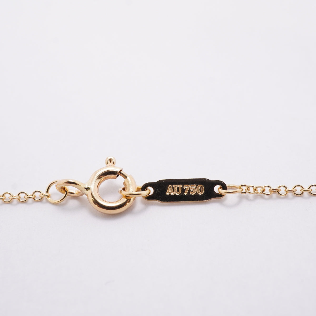 【6jhb0710】ティファニー ネックレス インフィニティ 6モチーフ K18YG イエローゴールド【中古】レディース