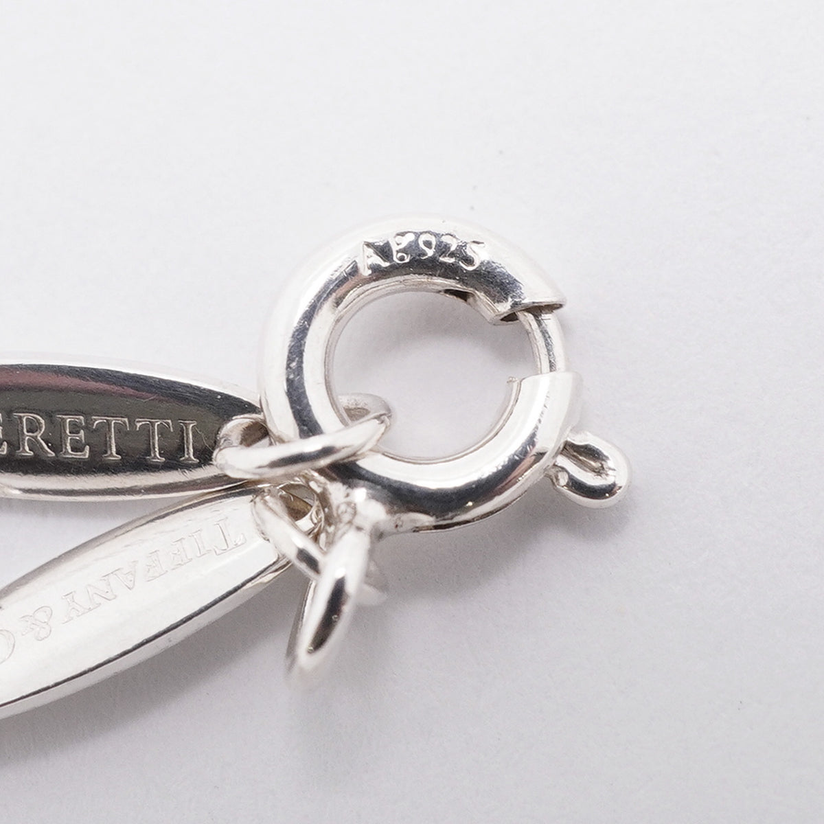 【6jhb0712】ティファニー ネックレス バイザヤード シルバー925 アクアマリン ブルー【中古】レディース