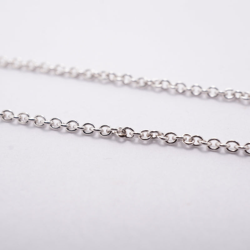 【6jhb0712】ティファニー ネックレス バイザヤード シルバー925 アクアマリン ブルー【中古】レディース