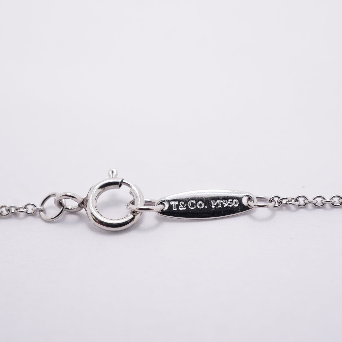 【6jhb0721】ティファニー ブレスレット バイザヤード 1PD Pt950 プラチナ ダイヤモンド【中古】レディース