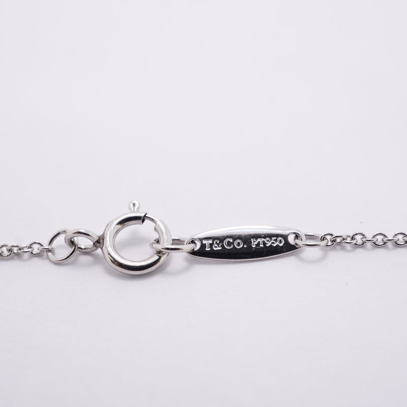 【6jhb0721】ティファニー ブレスレット バイザヤード 1PD Pt950 プラチナ ダイヤモンド【中古】レディース