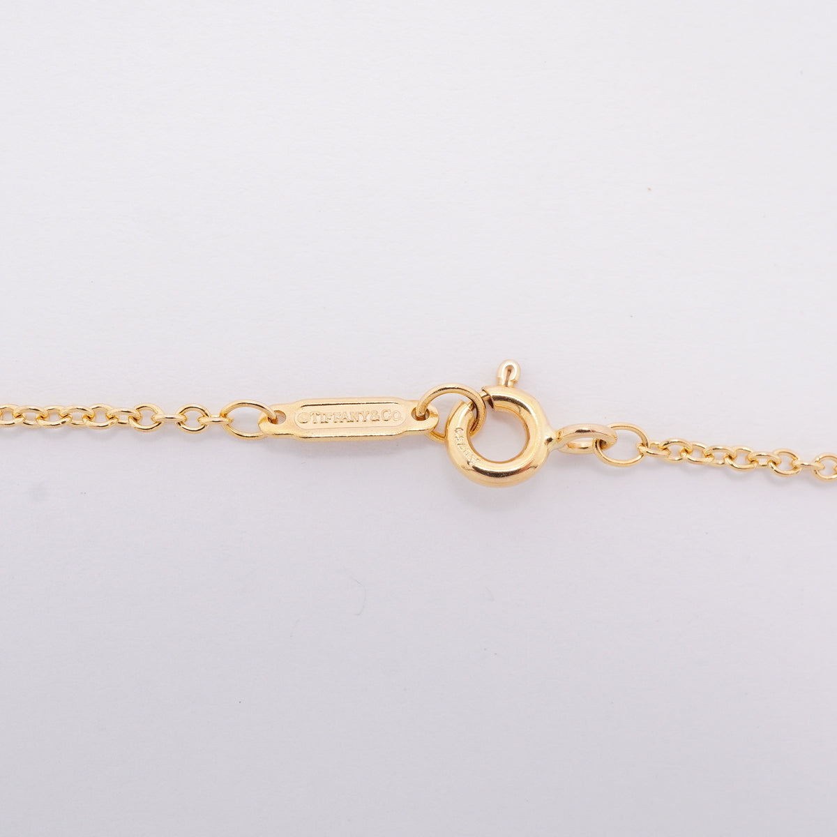 【6jhb0722】ティファニー ネックレス チェーン K18YG イエローゴールド【中古】レディース