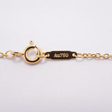 【6jhb0722】ティファニー ネックレス チェーン K18YG イエローゴールド【中古】レディース