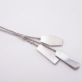 【6jhb0727】ティファニー ネックレス 1837/エレメント/トリプルタグ シルバー925【中古】レディース