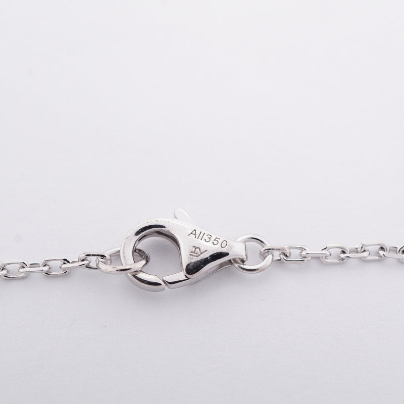 【6jhb0732】カルティエ ネックレス Cハート K18WG ホワイトゴールド ダイヤモンド【中古】レディース