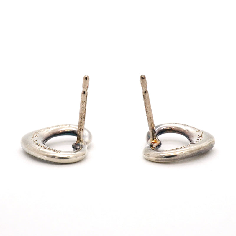 【6jhb0736】ティファニー ピアス オープンハート シルバー925【中古】レディース