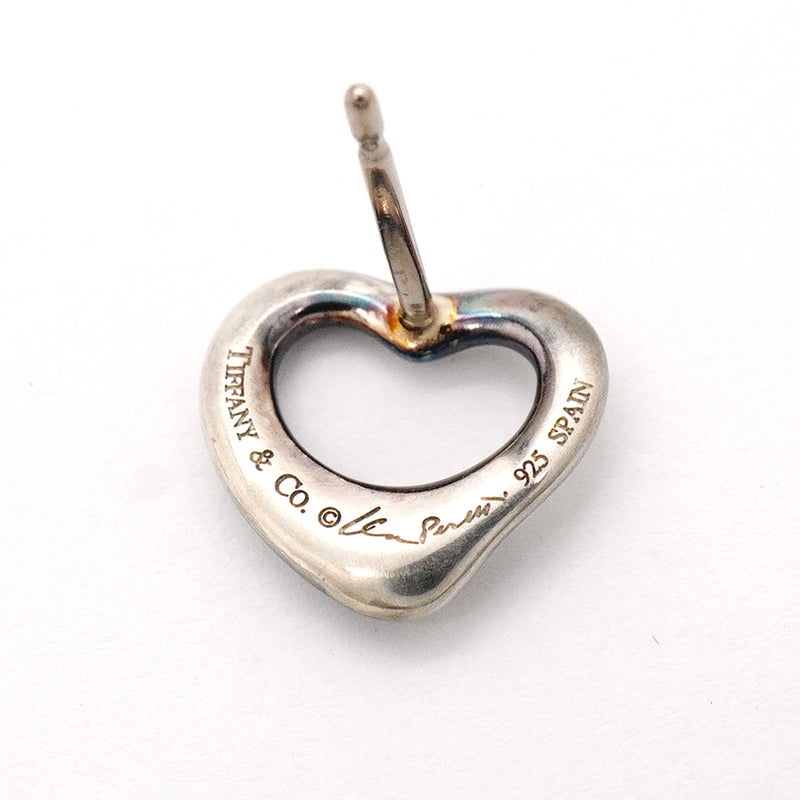 【6jhb0736】ティファニー ピアス オープンハート シルバー925【中古】レディース