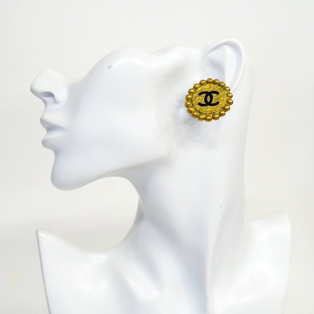 【6jhb0744】シャネル イヤリング ヴィンテージ ココマーク GPメッキ ゴールド【中古】レディース