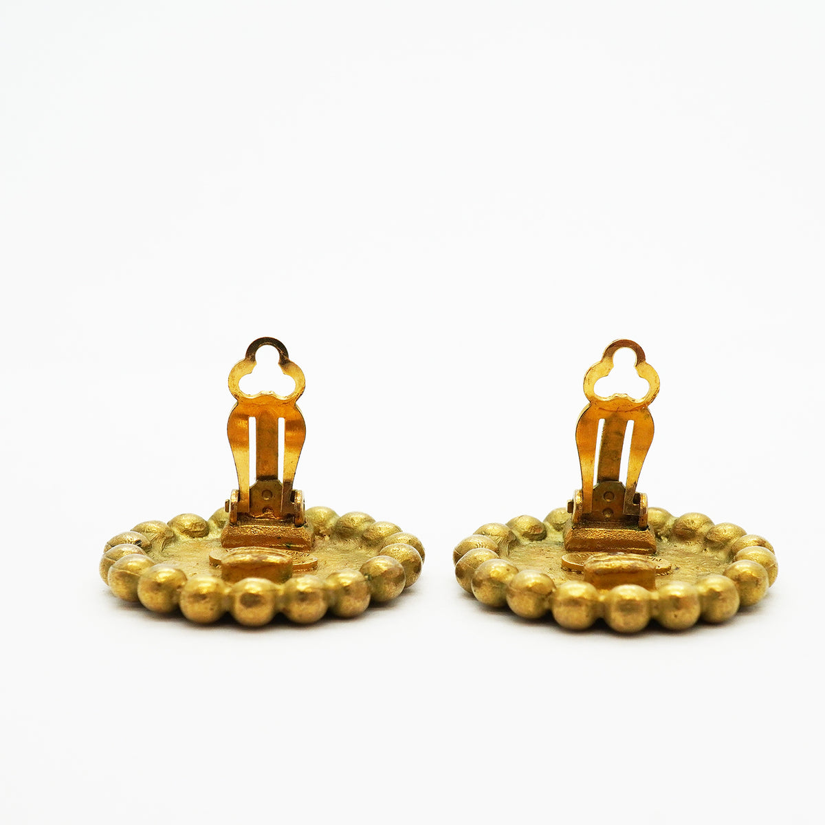 【6jhb0744】シャネル イヤリング ヴィンテージ ココマーク GPメッキ ゴールド【中古】レディース