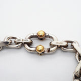 【6jhb0762】ティファニー ブレスレット メイカーズ/ワイド K18YG イエローゴールド シルバー925【中古】メンズ レディース ユニセックス