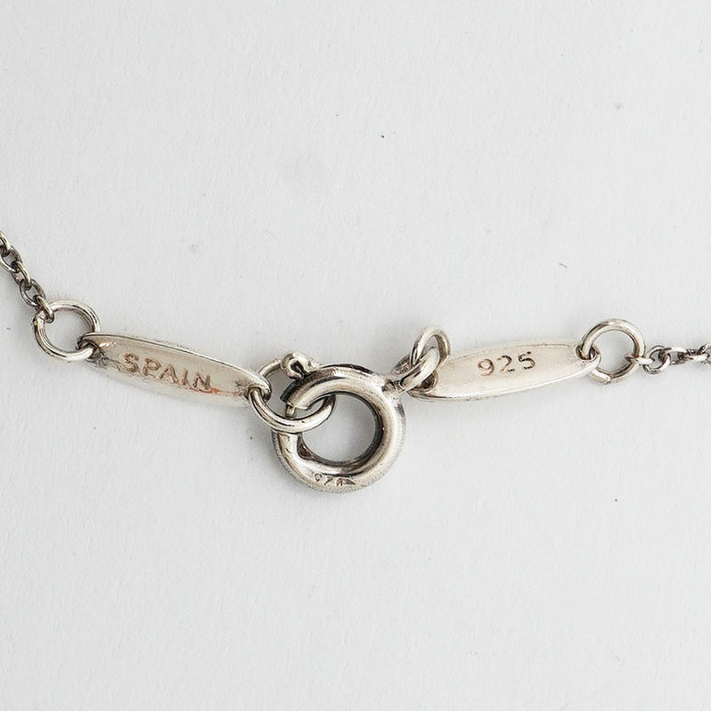 【6jhb0764】ティファニー ネックレス オープンハート シルバー925【中古】レディース