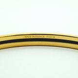 【6jhb0774】エルメス バングル ユニ GPメッキ ゴールド ベージュ【中古】レディース