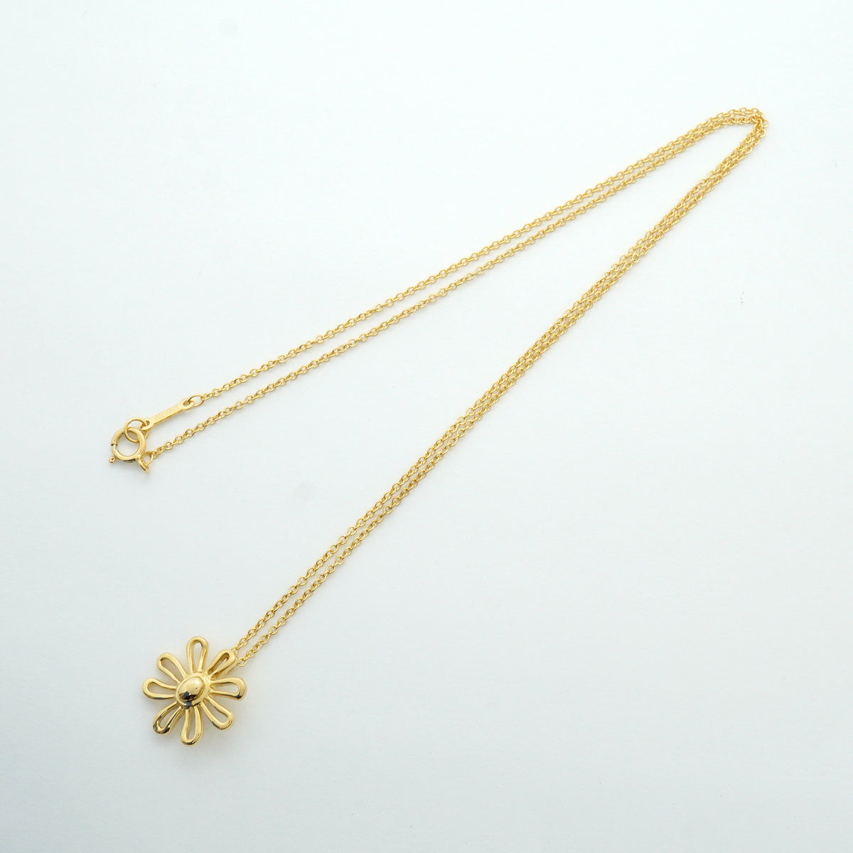 【6jhb0778】ティファニー ネックレス デイジー K18YG イエローゴールド【中古】レディース