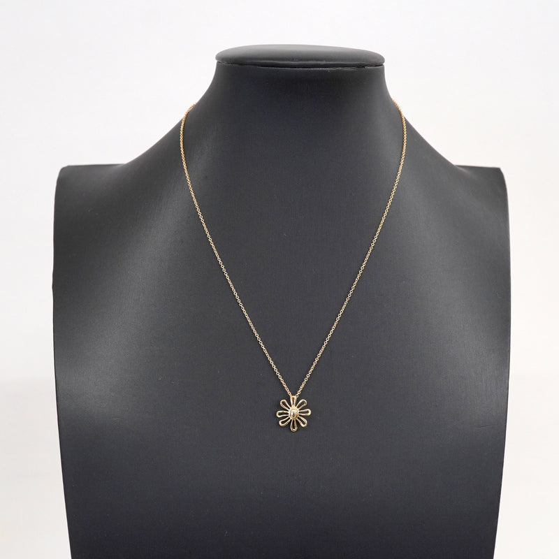 【6jhb0778】ティファニー ネックレス デイジー K18YG イエローゴールド【中古】レディース