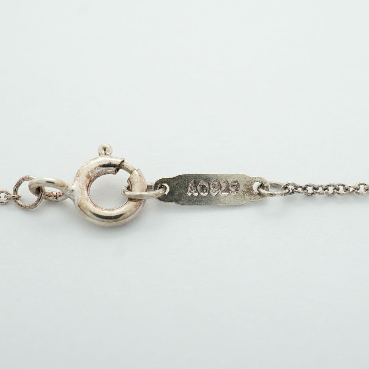 【6jhb0780】ティファニー ネックレス 1837/インターロッキング シルバー925 ルベドメタル【中古】レディース