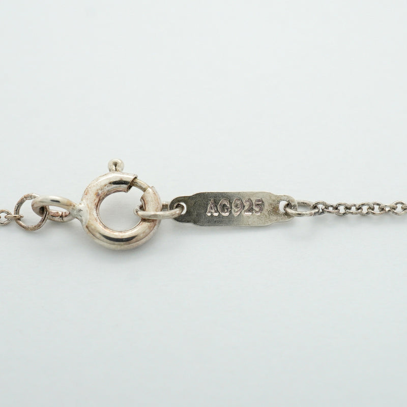 【6jhb0780】ティファニー ネックレス 1837/インターロッキング シルバー925 ルベドメタル【中古】レディース