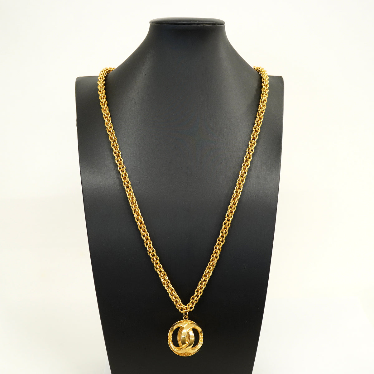 【6jhb0781】シャネル ネックレス ヴィンテージ ココマーク GPメッキ ゴールド【中古】レディース