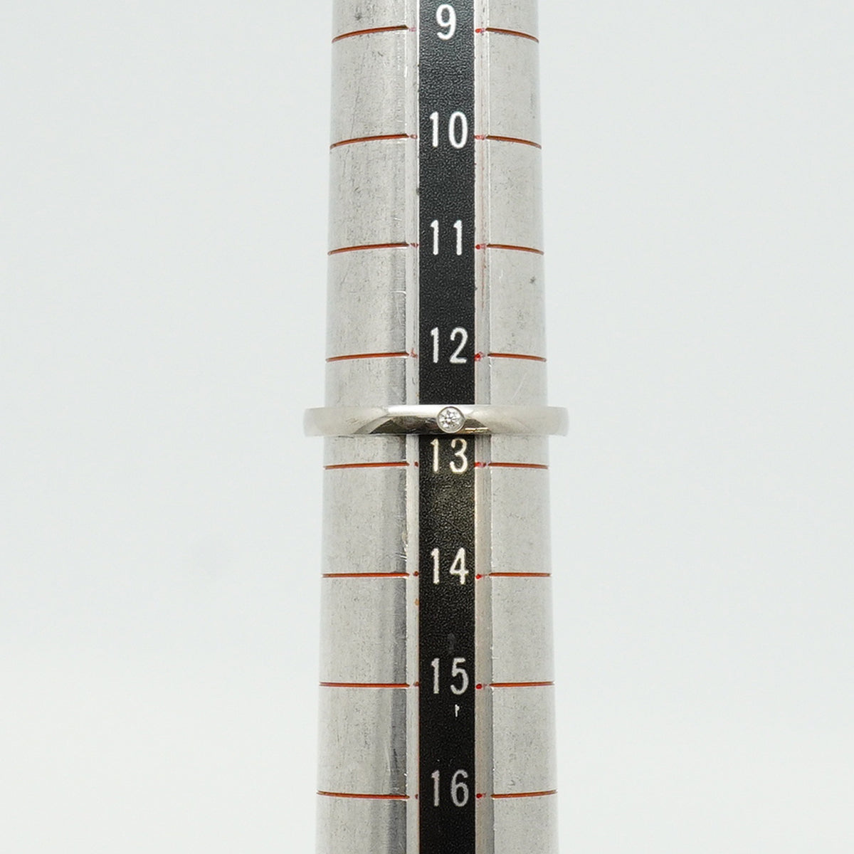 【6jhb0783】カルティエ リング クラシック 1PD Pt950 プラチナ ダイヤモンド ＃53【中古】レディース
