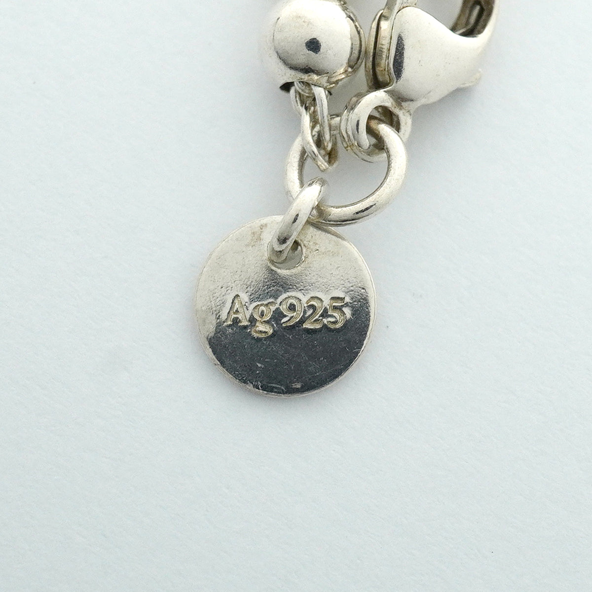 【6jhb0785】ティファニー ブレスレット リターントゥハート/ボールチェーン シルバー925 ブルー【中古】レディース