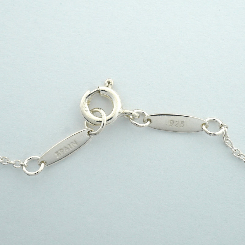 【6jhb0788】ティファニー ネックレス ラウンド/プレート シルバー925【中古】レディース