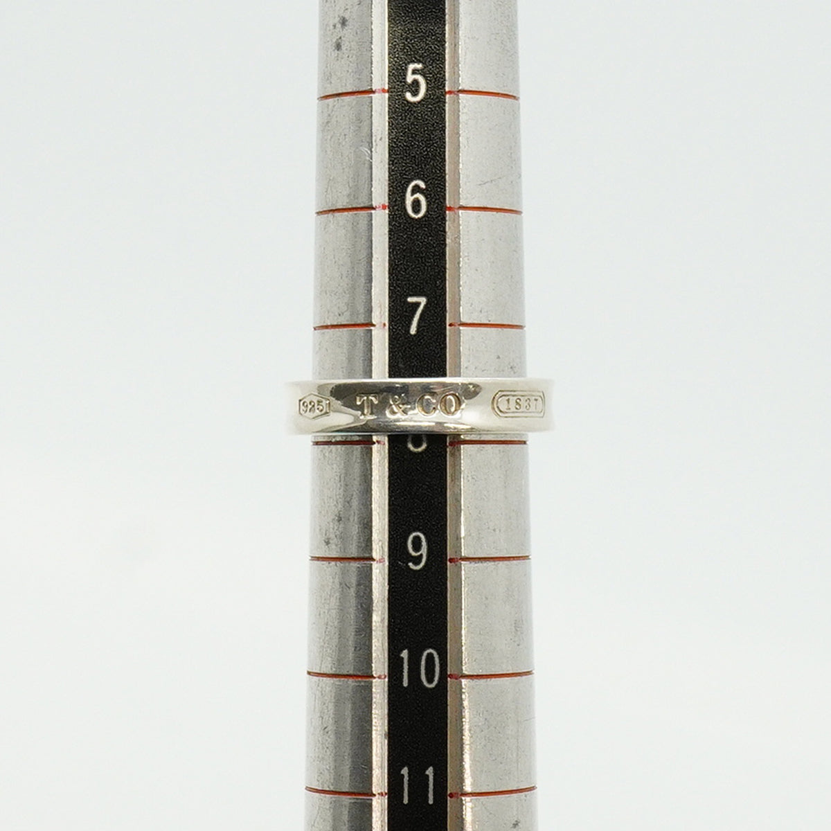 【6jhb0790】ティファニー リング ナロー シルバー925 7.5号【中古】レディース