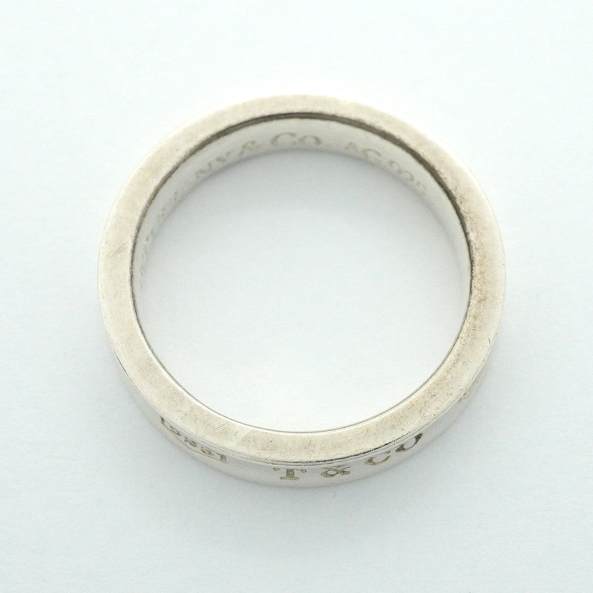 【6jhb0790】ティファニー リング ナロー シルバー925 7.5号【中古】レディース