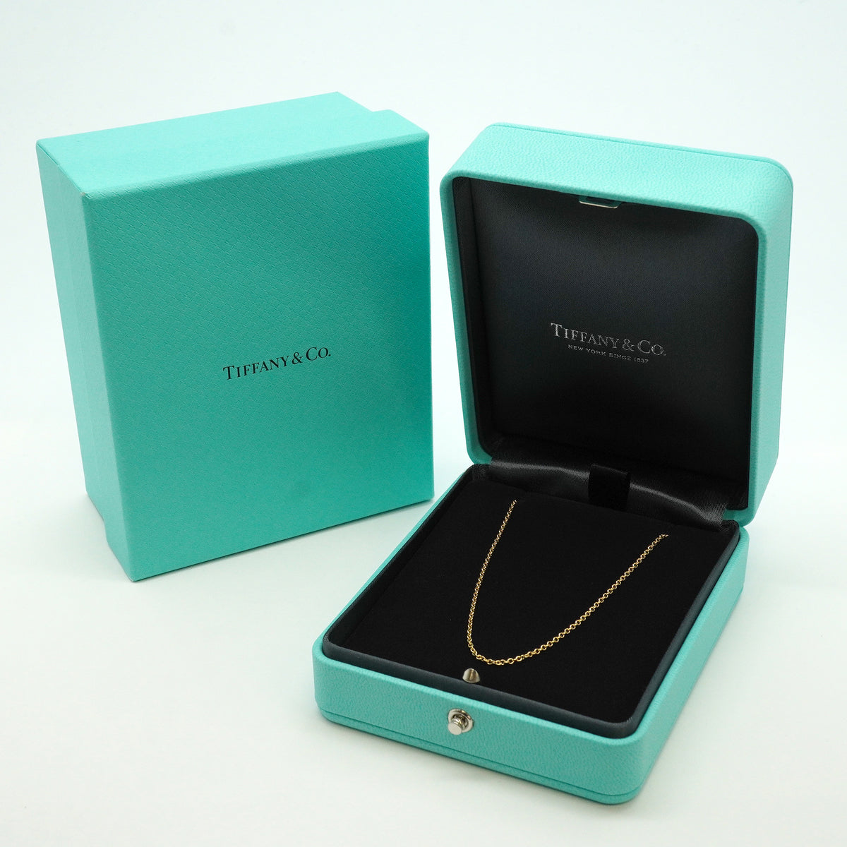 【6jhb0791】ティファニー ネックレス チェーン K18YG イエローゴールド【中古】レディース