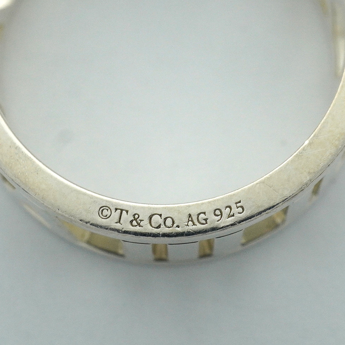 【6jhb0796】ティファニー リング アトラス オープン シルバー925 10号【中古】レディース