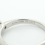 【6jhb0800】ティファニー リング ソリティア 1PD Pt950 プラチナ ダイヤモンド 0.33ct 9号【中古】レディース