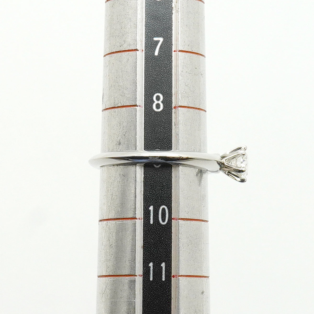 【6jhb0800】ティファニー リング ソリティア 1PD Pt950 プラチナ ダイヤモンド 0.33ct 9号【中古】レディース