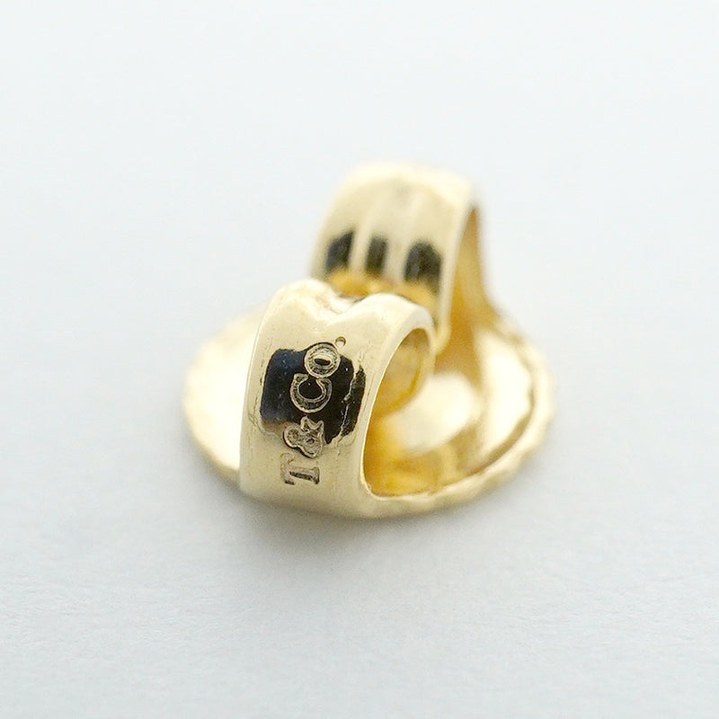 【6jhb0801】ティファニー ピアス ビーン K18YG イエローゴールド【中古】レディース