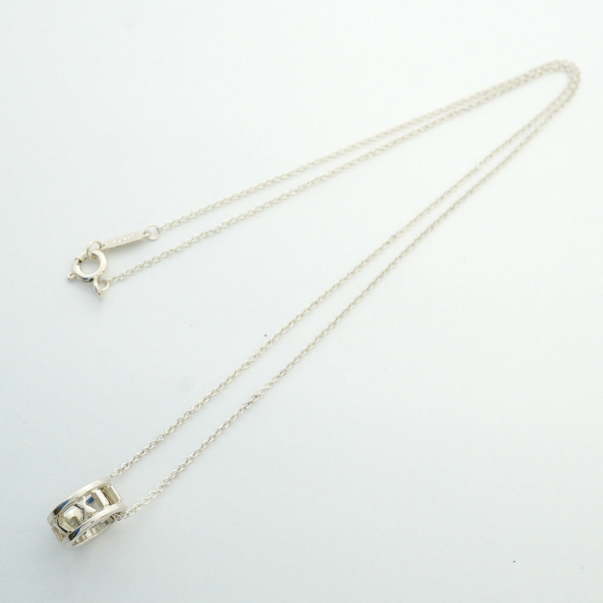 【6jhb0805】ティファニー ネックレス アトラス オープン シルバー925【中古】レディース