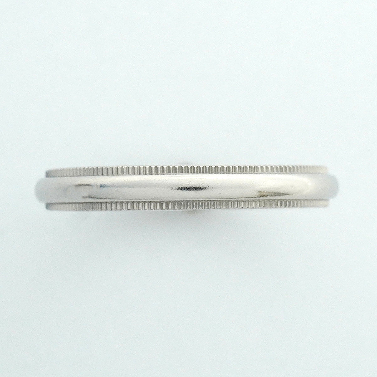 【6jhb0806】ティファニー リング ミルグレイン Pt950 プラチナ 16号【中古】メンズ