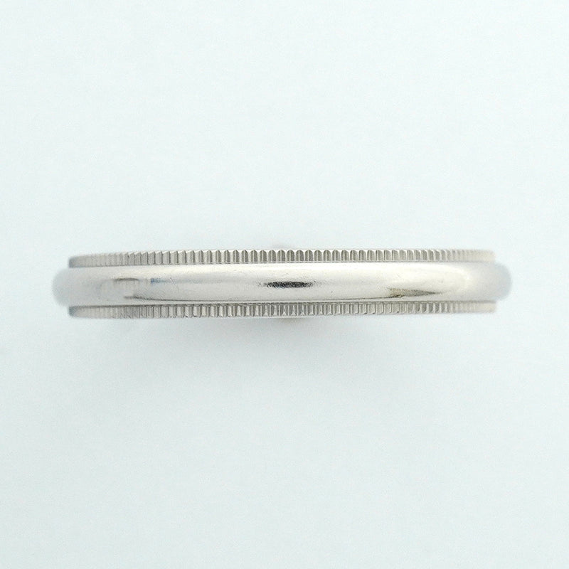 【6jhb0806】ティファニー リング ミルグレイン Pt950 プラチナ 16号【中古】メンズ