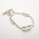 【6jhb0811】エルメス ブレスレット シェーヌダンクル ファランドール シルバー925【中古】レディース