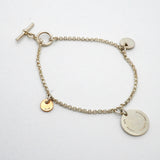 【6jhb0813】エルメス ブレスレット エクスリブリスPM K18PG ピンクゴールド シルバー925【中古】レディース