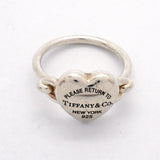 【6jhb0816】ティファニー リング リターントゥ/フルハート シルバー925 9号【中古】レディース