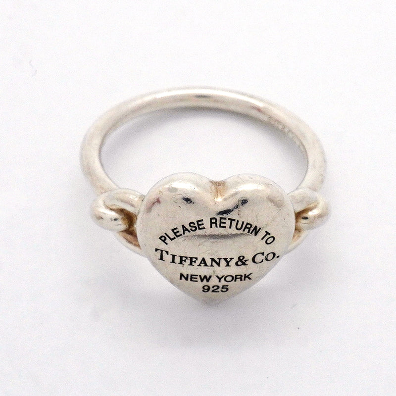 【6jhb0816】ティファニー リング リターントゥ/フルハート シルバー925 9号【中古】レディース