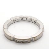 【6jhb0819】カルティエ リング マイヨンパンテール K18WG ホワイトゴールド ＃53【中古】レディース