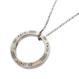 【6jhb0820】ティファニー ネックレス 1837/サークル シルバー925【中古】レディース